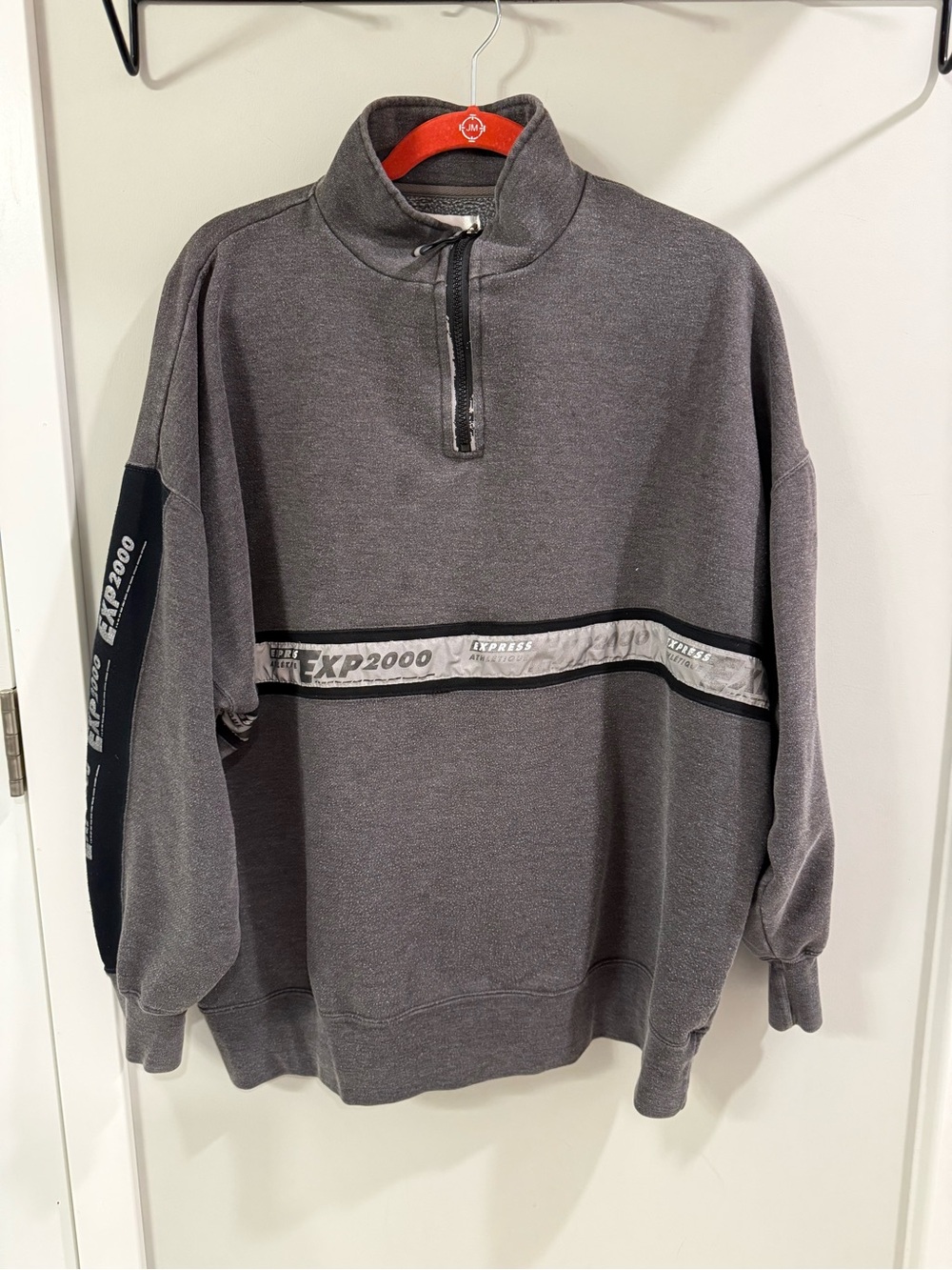 Express XP2000 Charcoal Half-Zip Sweatshirt with Reflective Stripe